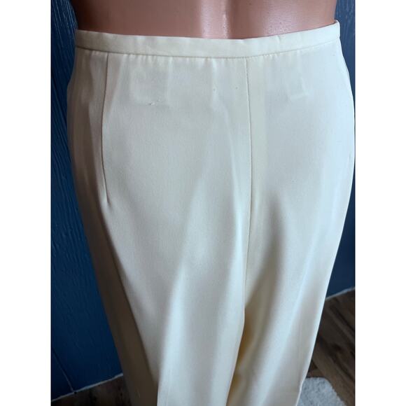 Talbots Cream Dress Pants 20 Career Wear Minimalist Preppy Special Occasion Luxe - Picture 4 of 6